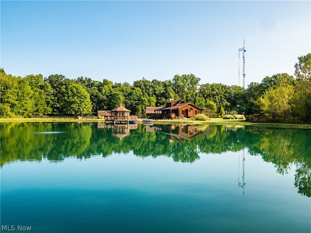 view of water view