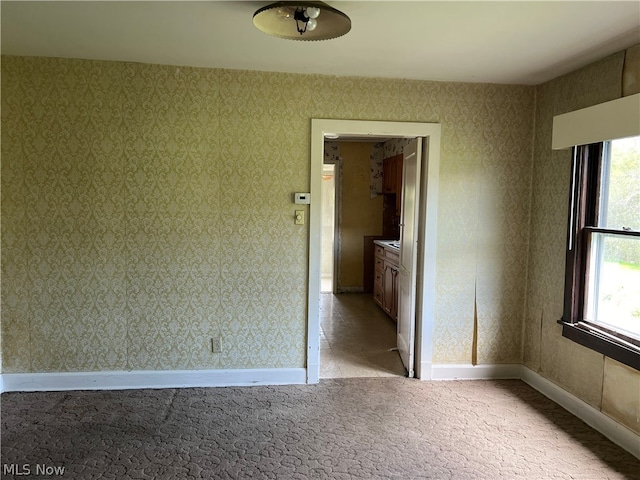 empty room with carpet flooring