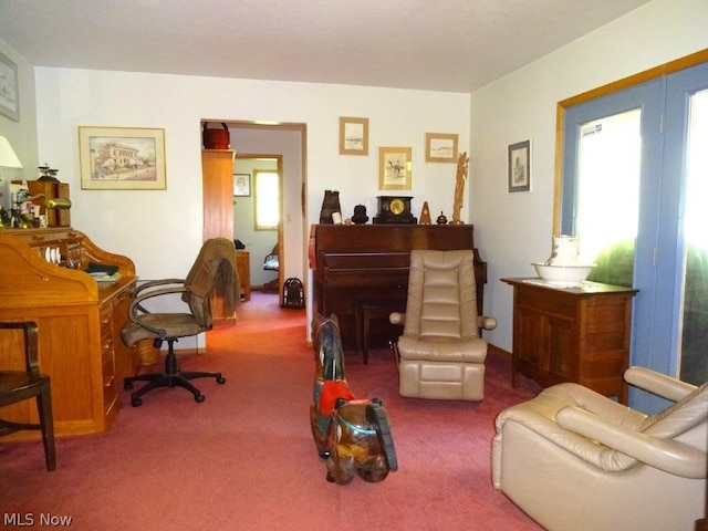 11421 Clay Rd, Newton, WV 25266 - interior space with carpet flooring
