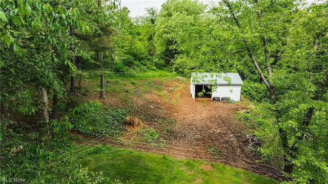 view of drone / aerial view