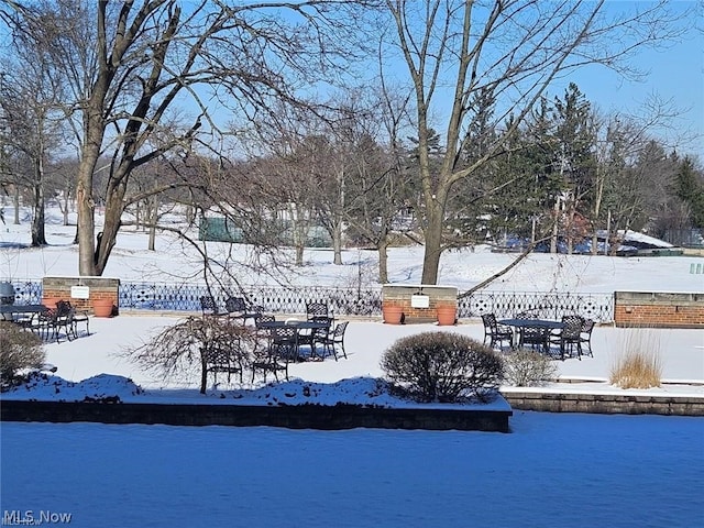 view of water feature