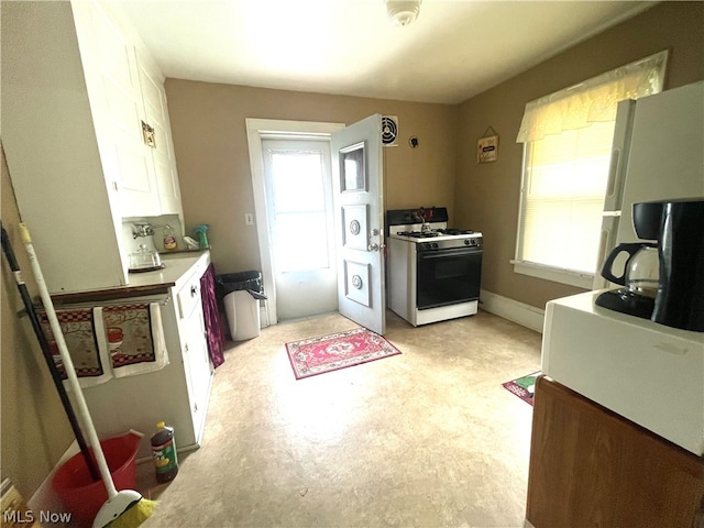 kitchen with white appliances