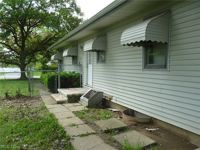 view of property exterior