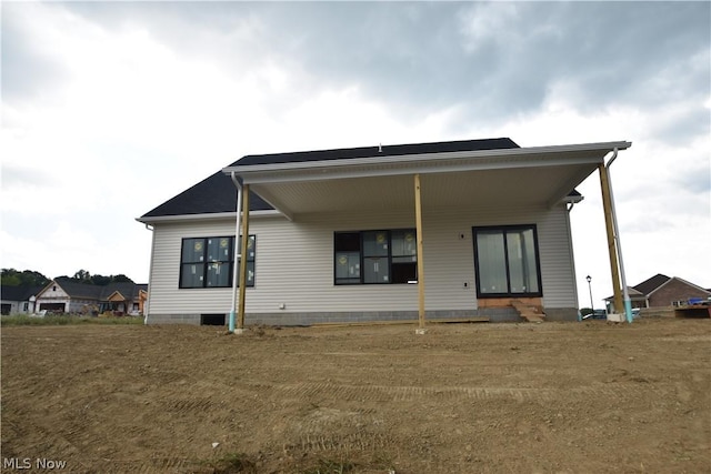 view of rear view of house