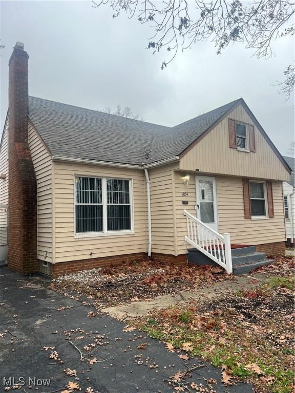 view of front of home