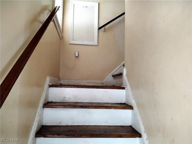 view of stairs