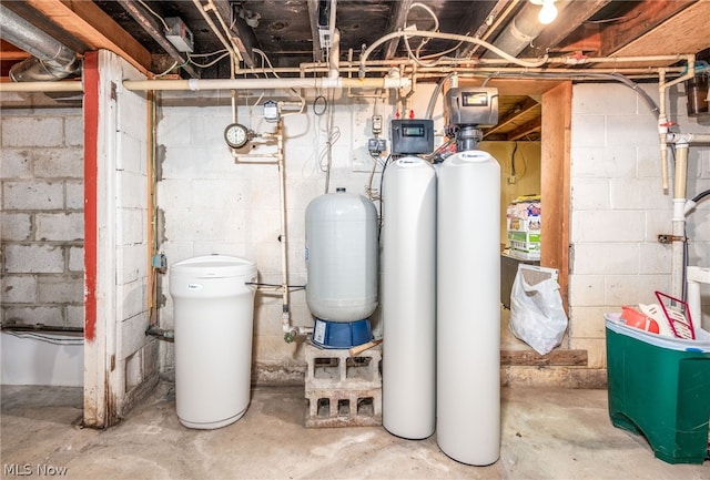 view of utility room