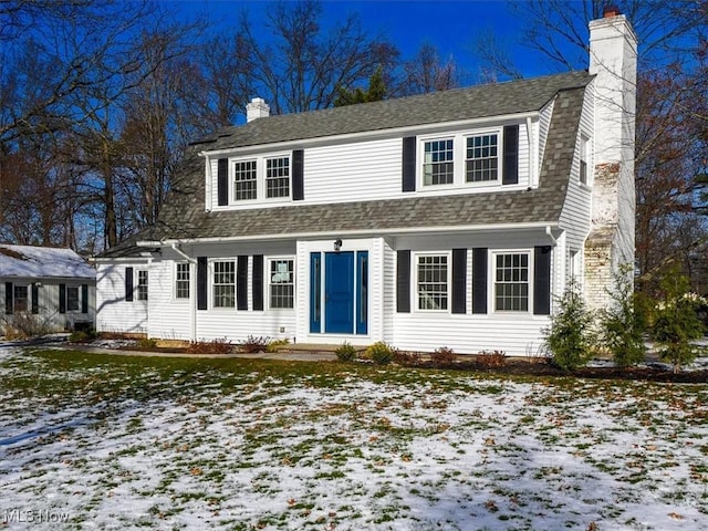 view of colonial inspired home