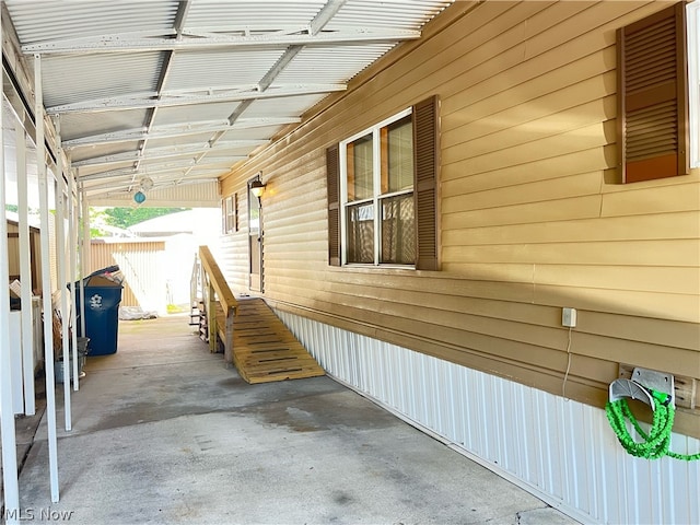 view of patio