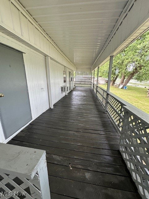 view of deck