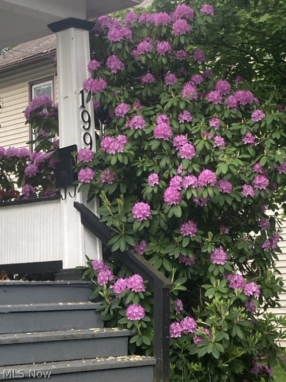 view of stairs