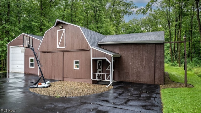 view of outbuilding