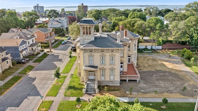 view of aerial view