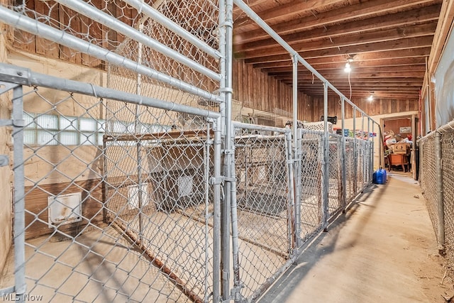 view of storage room