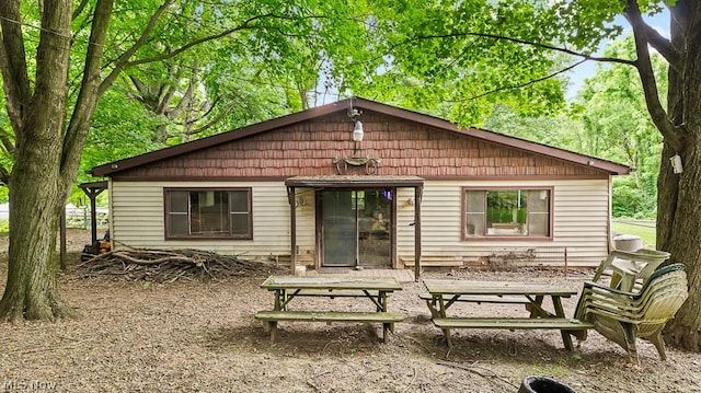 view of rear view of house