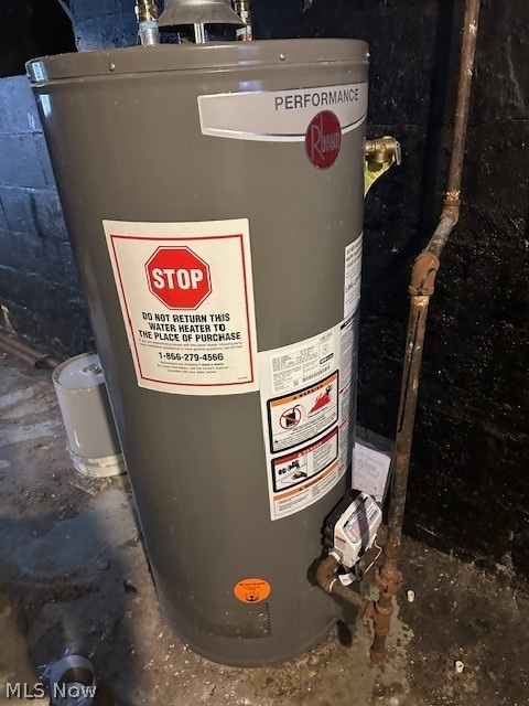 utilities with gas water heater