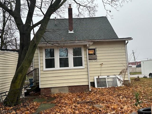 view of rear view of house