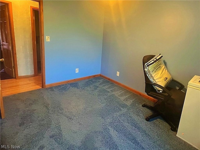 unfurnished office with carpet