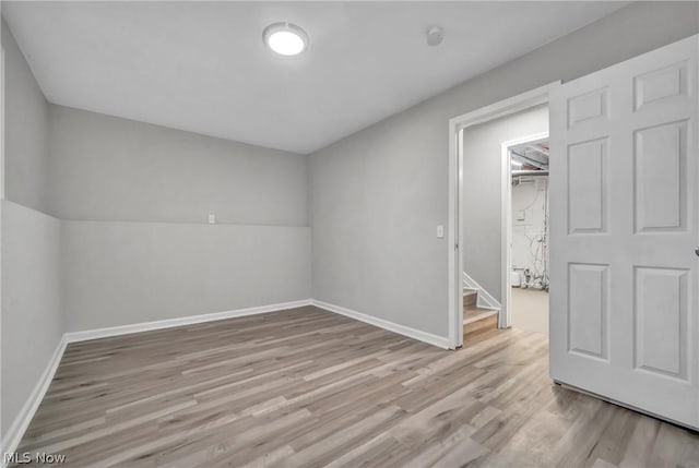 interior space featuring light hardwood / wood-style floors