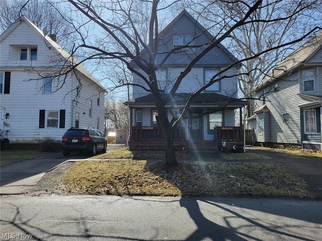 view of front of house featuring a porch