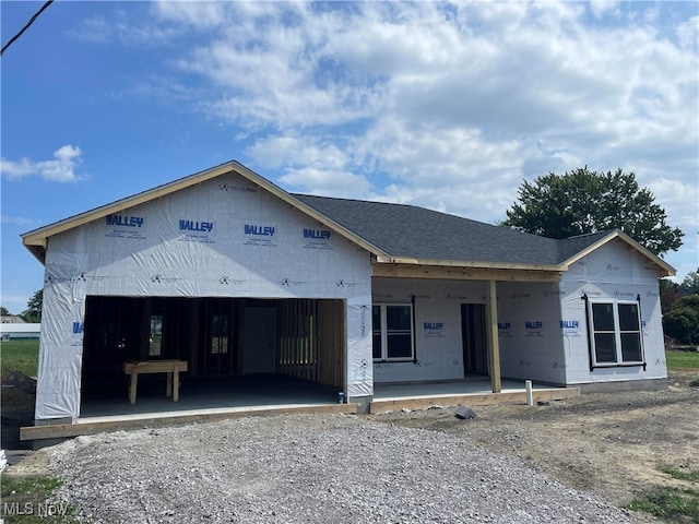 view of property in mid-construction