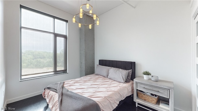 bedroom featuring hardwood / wood-style flooring