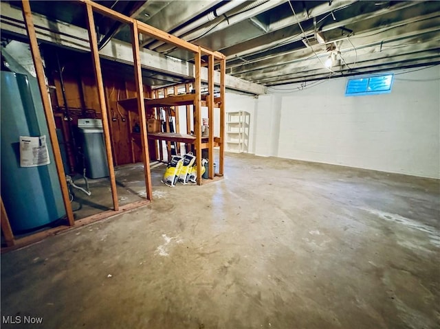 304 Stone Rd, Belpre, OH 45714 - basement featuring water heater