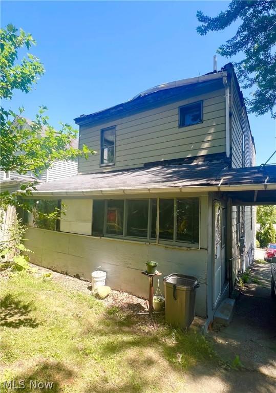 view of rear view of house