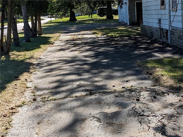 view of road