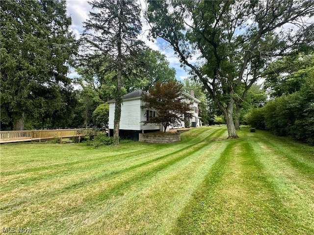 view of yard