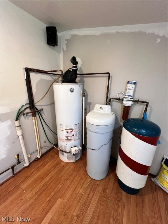 utilities featuring gas water heater