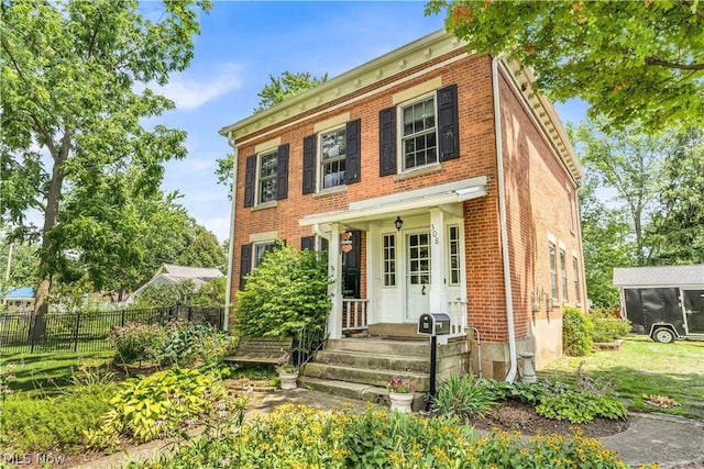 view of front of home