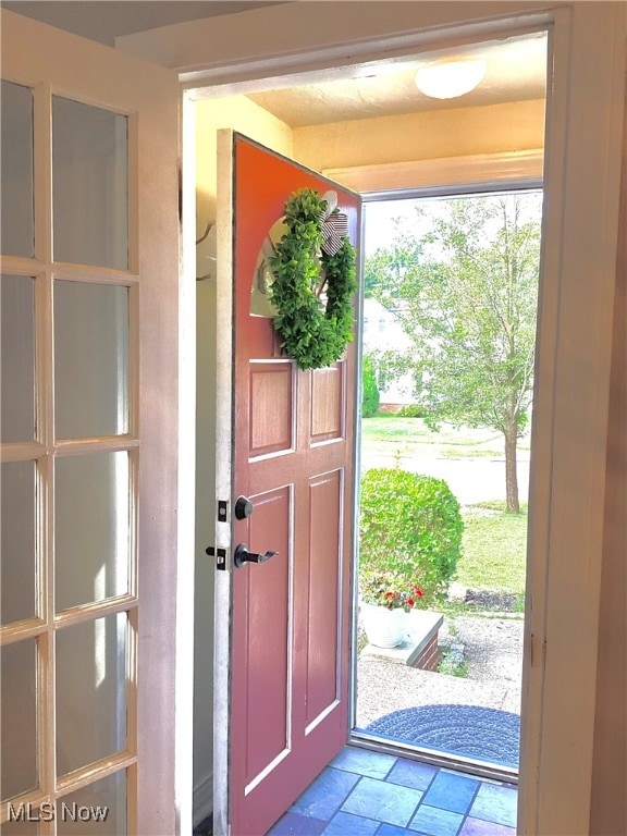 view of doorway to outside