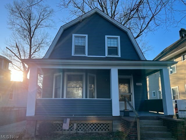 bungalow-style home featuring covered porch