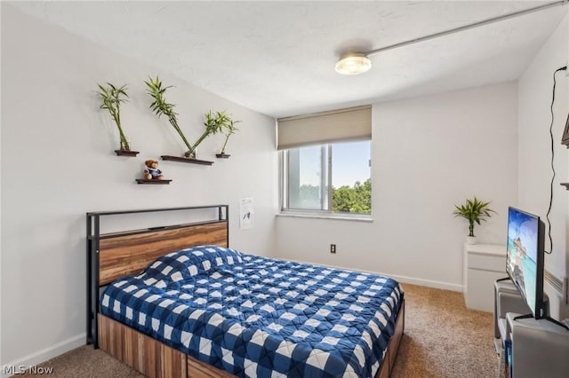 bedroom featuring carpet flooring