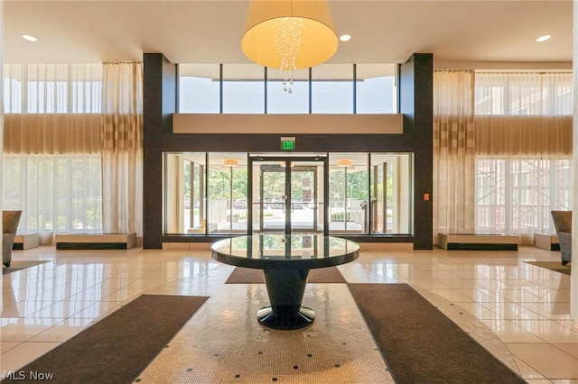 view of building lobby