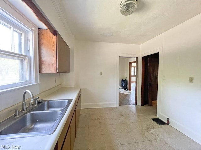 kitchen featuring sink