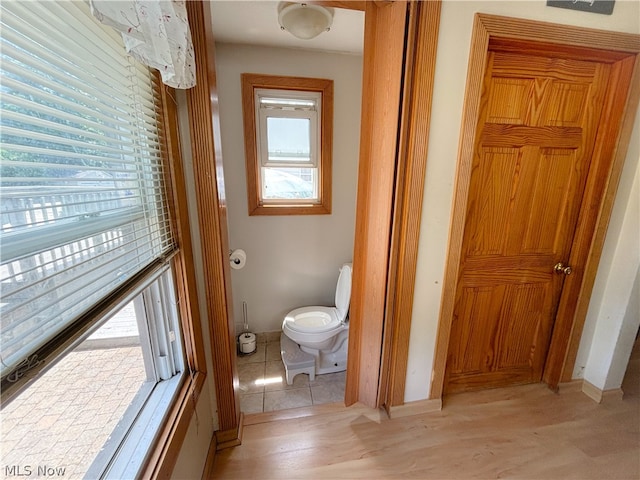 bathroom featuring toilet