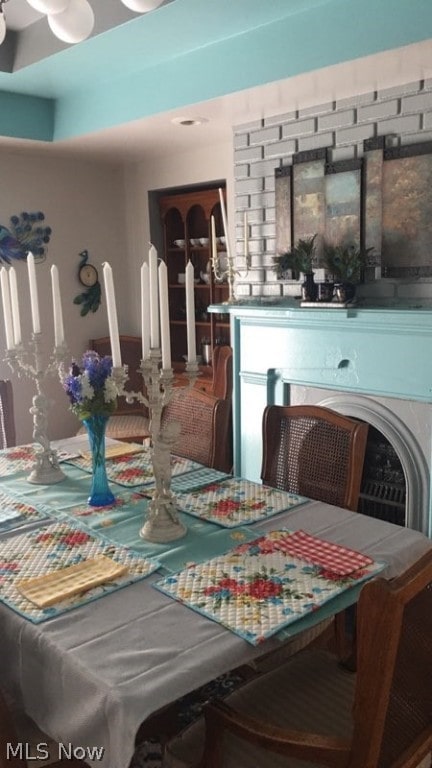 view of dining room