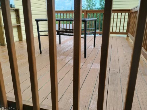 view of deck