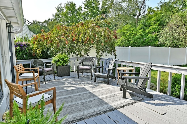 view of deck