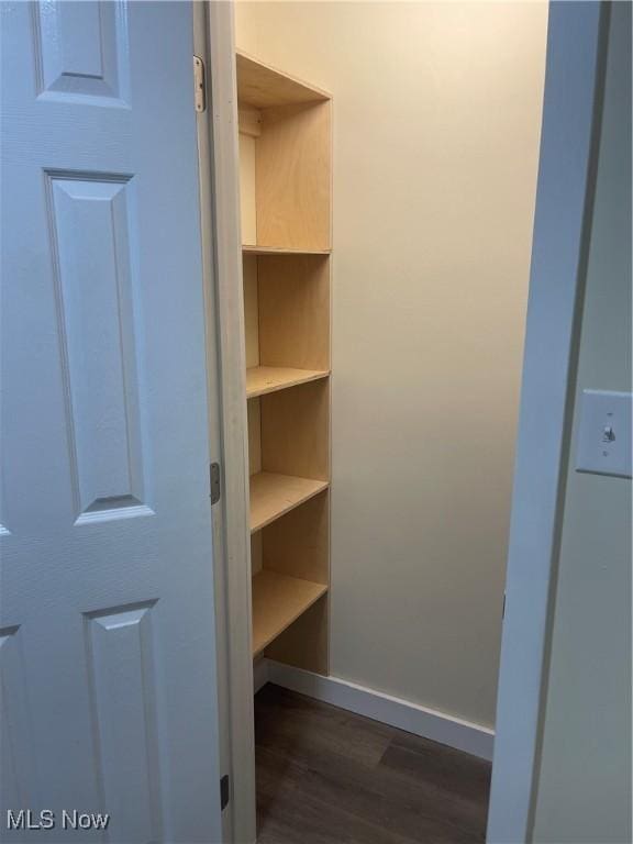 view of closet