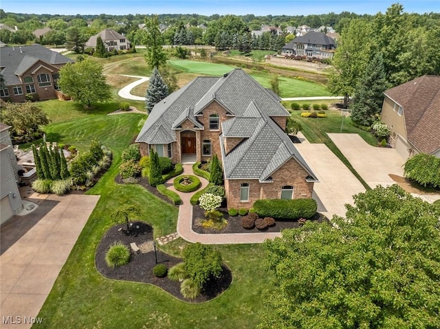 drone / aerial view featuring a residential view