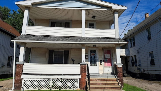 view of front of house featuring a porch