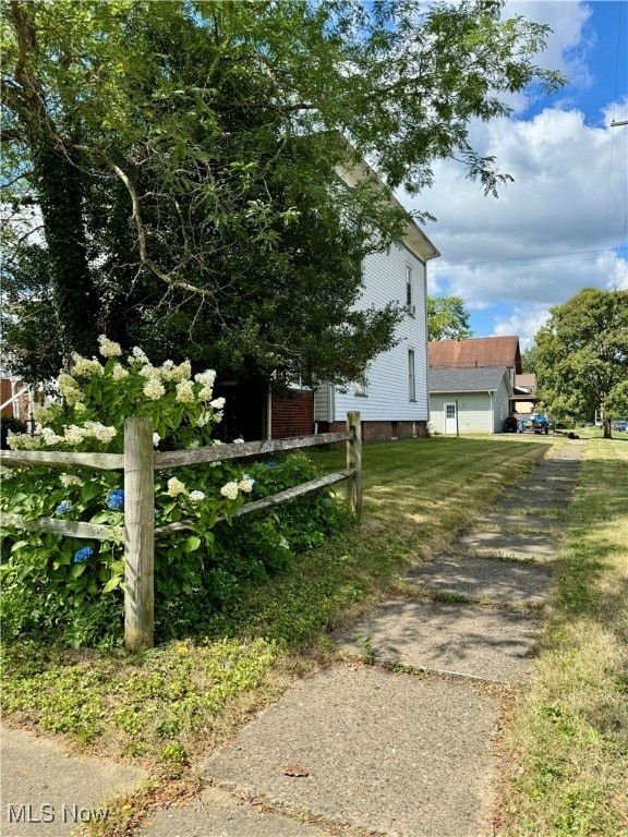 view of side of property