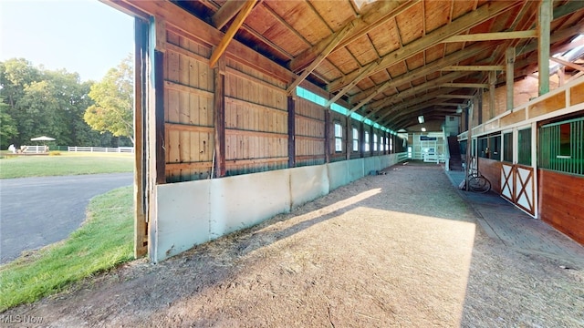 view of stable