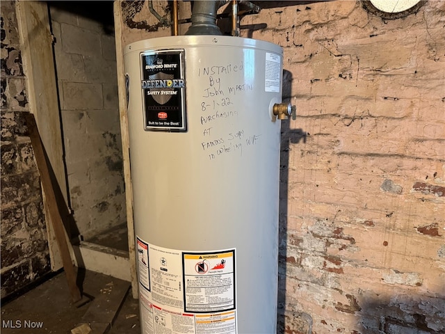 utilities with gas water heater