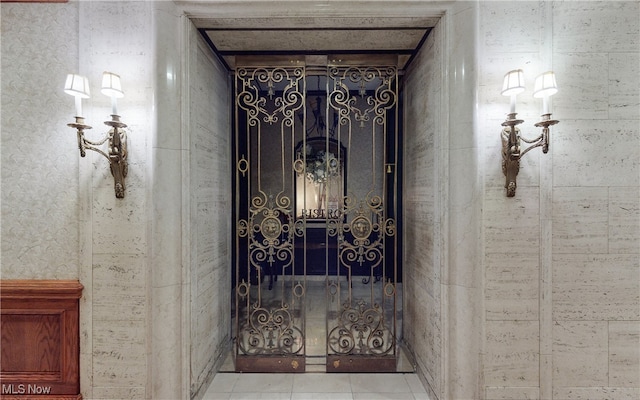 entrance to property with a gate