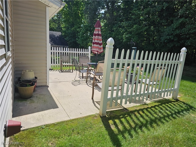 view of patio