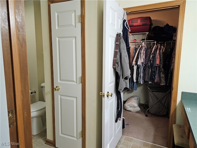 view of closet